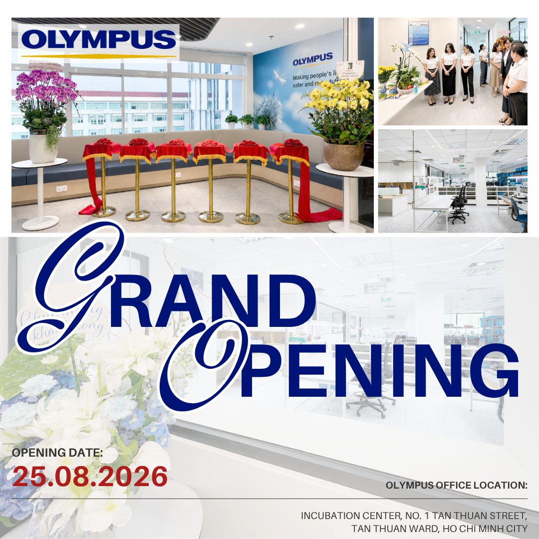 Chào đón Olympus khai trương Văn phòng và Trung tâm Sửa chữa Thiết bị Y tế tại Tòa B – Vườn Ươm Doanh Nghiệp