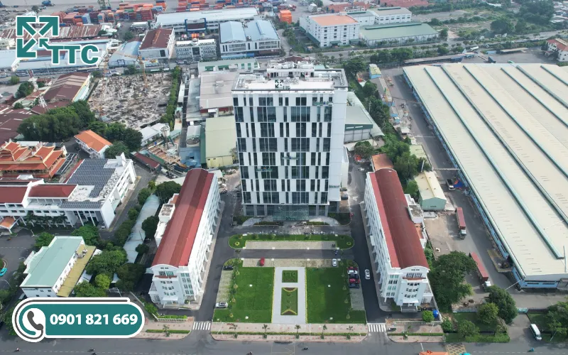 Tan Thuan Tower’s strategic location in Southern Ho Chi Minh City Tan Thuan Tower’s strategic location in Southern Ho Chi Minh City