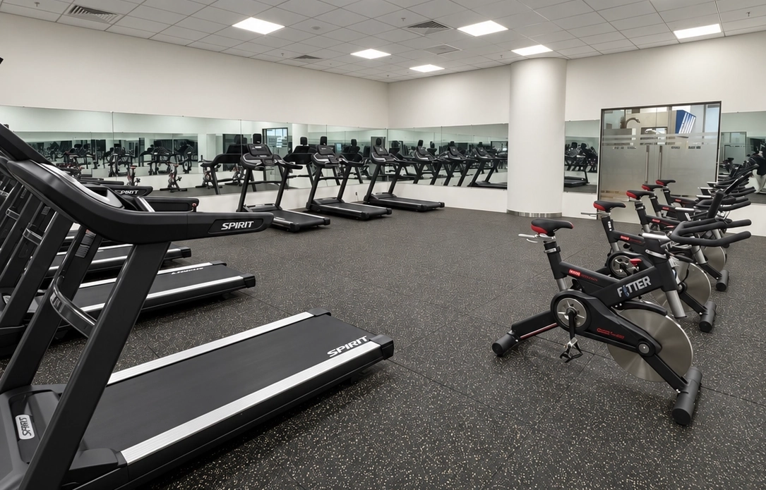 Phòng Gym mới hoàn thiện tại Cao Ốc Tân Thuận