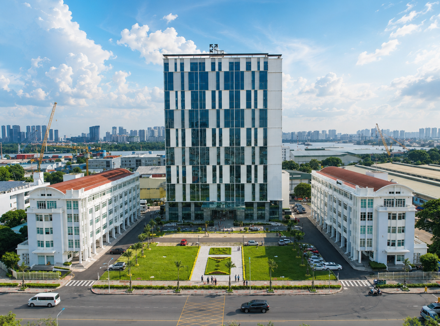 Kiến trúc và hạ tầng Cao Ốc Tân Thuận